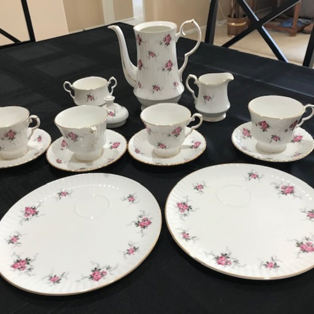 Princess House Hammersley Fine China Rose Tea Set 🎀